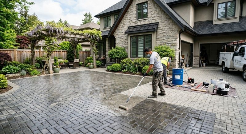 Flagstone Sealing in Gig Harbor, WA