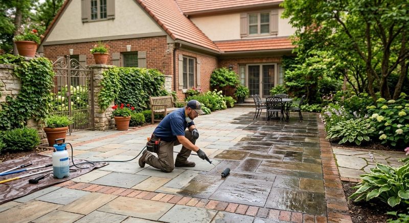 Paver Driveway Sealing in Renton, WA