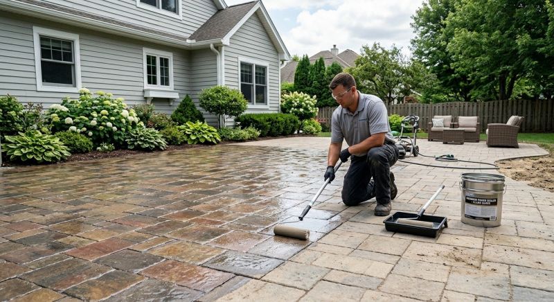 Porch Concrete Sealing in Redmond, WA